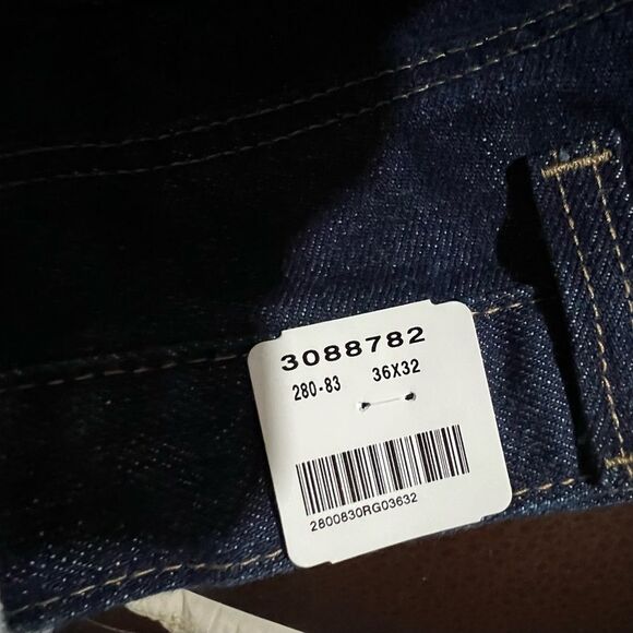 New! Carhartt Flame Resistant Signature Blue Denim Relax Fit Men Jeans Sz 35X32 - Picture 11 of 12